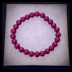 Cherry Pearl Bracelet